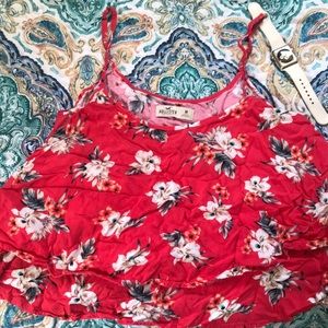 Hollister tropical crop top